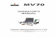 MV70 op manual - Dixon Ind mv70_rural.pdf · MV7 0 manual butt welder ... The use of earth leakage protection with portable electric tools is essential and must be ... Operating the