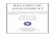 RECORD OF ASSESSMENT - Quality Maritime Trainingqualitymaritimetraining.com/wp-content/uploads/2016/07/ROA_OICNW... · RECORD OF ASSESSMENT ... • GMDSS (to work on vessels ... You