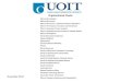 Organizational Charts UOIT... · Organizational Charts Office of the President ... Fiona Reddy Director, ... Pension and Benefits Mary Steele