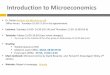 Introduction to Microeconomics - univie.ac.athomepage.univie.ac.at/matan.tsur/courses/Lecture1.pdf · 3 Introduction to Microeconomics Microeconomics: start with individual behavior