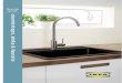 countertops, sinks & faucets - ikea.com · from light brown to a rich reddish–brown and it darkens with age. SOLID WOOD COUNTERTOPS pre-cut. 13 1 Ý WKLFN HAMMARP is available in