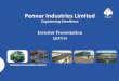 Pennar Industries Limited€¦ · This presentation contains statements that contain “forward looking statements ... • Fiat bogie • Nose cone • Water tank Steel Products: