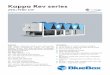 Kappa Rev series and heat pumps/_fi...3 Kappa Rev series High energy efficiency chillers and heat pumps with screw compressors, which can also be inverter driven, and shell-and-tube