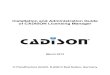 Installation and Administration Guide of CADISON … and Administration Guide of CADISON Licensing Manager ... A license of the Personal ISOGEN is incrementally debited ... CADISON