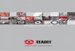 Product overview - Teadit overview. Welded Gaskets made from TEADIT ... TEADIT® NA 1006 Aramid fibre sheet, bonded with Nitrile rubber (NBR), up to 300 °C max. temperature,