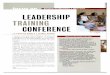 64 - Leadership Training Conference, Rivista …colnuovo.unipv.it/rassegna0607/64.pdfWORKSHOP LEADERSHIP TRAINING CONFERENCE di CRISTINA e ZEYNEP SERTER Avete mai pensato Madre Teresa