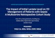 The Impact of Initial Lactate Level on ED Management of ...criticalcarecanada.com/presentations/2016/oral-abstract-impact-of... · The Impact of Initial Lactate Level on ED Management