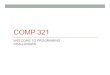 COMP 321 - McGill University School of Computer Sciencedbecer/courses/Winter2017/321/Lecture1.pdf · COMP 321 - Format • The course ... solve certain types of problems (+ hints