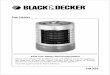Fan Heater - Black and Decker Marocservice.blackanddecker.ae/PDMSDocuments/EU/Docs//… ·  · 2006-10-31• Always route the cord carefully so it does not create a tripping hazard