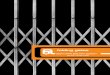 folding gates - ACORN Wire & Iron Works · surface mounted folding gates Bostwick, 5700 series; Lazy Tong, 5600 series, for use where recessed features are not required. no. 5748D,