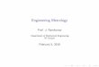 Engineering Metrology - home.iitk.ac.inhome.iitk.ac.in/~jrkumar/download/Lec-3 Engineering Metrology_2018… · Engineering Metrology Prof. J. Ramkumar Department of Mechanical Engineering