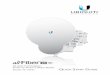 24 GHz Full Duplex Point-to-Point 2 Gbps Radio · Thank you for purchasing the Ubiquiti Networks® airFiber® 24 GHz Full Duplex Point-to-Point 2 ... DATA 10/100/1000 Mbps port 