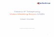 Telstra IP Telephony Video Meeting Room (VMR) User … · 3 1. Introduction This guide provides step-by-step procedures for the TIPT Video Meeting Room (“VMR”) service. The TIPT