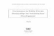 Governance in Public Private Partnerships for ... · United Nations Economic Commission for Europe Governance in Public Private Partnerships for Infrastructure Development Draft UNITED