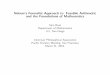 Nelson’s Formalist Approach to Feasible Arithmetic and …sbuss/ResearchWeb/San... · Nelson’s Formalist Approach to Feasible Arithmetic and the Foundations of Mathematics Sam