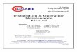 Installation & Operation Maintenance Manual - Coaire manuals/3. 2-stage Reciprocating... · Reciprocating Air Compressors Installation & Operation Maintenance Manual ... Before you