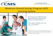 Medicare Shared Savings Program ACO Learning …pom-aco.com/sites/default/files/uploaded_files/ssp_10_26_slides...Medicare Shared Savings Program ACO Learning System ... To view a