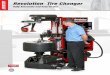 Revolution Tire Changer - Hunter Engineering · pressure automatically — not ... required. When needed, slide out menus guide the operator through ... Bead Massage The Revolution