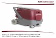 Parts and Instruction Manual R100H Rush Carpet …minutemanintl.com/wp-content/uploads/2016/08/988756-R100H...Parts and Instruction Manual - R100H Rush Carpet Extractor Page 5 SAFETY