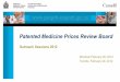 Canada's Patented Medicine Prices Review Board and Events... · Patented Medicine Prices Review Board . Overview ... France (16) Vidal X X Germany (15) Röte Liste X X Italy (17)