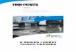 E SERIES TURRET PUNCH PRESSES - Jin-A Comjinacom.com/documentation/finnpower/Item 1185 - Servoelectric... · The new generation of FINN-POWER's servo operated E series turret punch