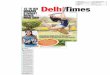 Publication TOI- Delhi Times Language/Frequency … TOI- Delhi Times Language/Frequency English/Daily Page No. 01 Date th27 May 2017 Publication TOI- Delhi Times Language/Frequency
