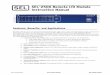 SEL-2506 Remote I/O Module Instruction Manual ·  · 2015-05-14SEL-2506 Remote I/O Module Instruction Manual Features, Benefits, and Applications ... Improve Reliability through