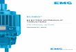 THE ORIGINAL. BE SAFE. TECHNICAL DATA - EMG€¦ ·  · 2017-06-07the original. be safe. electro hydraulic thrusters technical data. design, function and advantages redundant seal