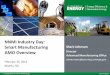 NNMI Industry Day: Smart Manufacturing AMO Overview ·  · 2015-02-27NNMI Industry Day: Smart Manufacturing AMO Overview ... advanced industrial automation: requires a holistic view
