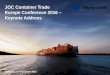 JOC Container Trade Europe Conference 2016 – … Container Trade Europe Conference 2016 – Keynote Address . 2 . ... 125% 40 . 35 . 30 5. 25 . 20 . 15 . 10 . 5 . 0 . Days prior