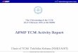 APMP TCM Activity Report - BIPM · APMP TCM Activity Report ... – Linkage of APMP activities to CCM of the CIPM and to TCM in other ... – 60 kPa to 350 kPa Supplementary pressure