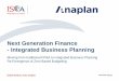 Next Generation Finance - Integrated Business Planning · Next Generation Finance - Integrated Business Planning ... About Anaplan PBF –The Finance Challenge Connected Planning