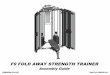 Assembly Guide VERSION: F9-102 PART #: 5493501-B FOLD AWAY STRENGTH TRAINER Assembly Guide VERSION: F9-102 PART #: 5493501-B