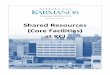 Shared Resources (Core Facilities) at KCI - Home - Barbara … and... ·  · 2014-10-02KCI Research Administration acts as the designee on behalf of KCI members. ... Index of Shared