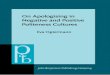 On Apologising in Negative and Positive Politeness e-book/book/djvu/A/iif_kgpm_Ogiermann E. On Apologising...On Apologising in Negative and Positive Politeness Cultures ... Pragmatics