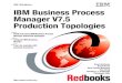 IBM Business Process Manager V7.5 Production Business Process Manager V7.5 Production Topologies Dawn Ahukanna Bryan Brown ... Overview of IBM Business Process Manager V7.5. . . 