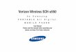 Verizon Wireless SCH-u550s7.vzw.com/.../Samsung/UserGuides/basic-samsung-sch-u550-ug.pdfVerizon Wireless SCH-u550 by Samsung ... User Manual Please read this manual before operating