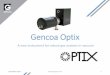 Gencoa Optix Optix A new instrument for robust gas analysis in vacuum November 2017  1