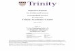 Request for Proposals for Architectural Services or … for Proposals for Architectural Services or Design/Build Services for creation of the Trinity Academic Center May 6, 2013 Reply