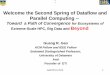 Welcome the Second Spring of Dataflow and Parallel …credit.pvamu.edu/MCBDA2016/Slides/Day1_KeynoteSp… ·  · 2016-05-25only 'fine tuning' remains ... performance and debugging
