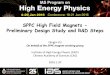 SPPC High Field Magnets - Preliminary Design Study and …ias.ust.hk/program/shared_doc/2016/201601hep/20160… ·  · 2016-01-20SPPC High Field Magnets - Preliminary Design Study
