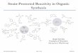 Strain-Promoted Reactivity in Organic Synthesis - CCC…ccc.chem.pitt.edu/wipf/Frontiers/Steph.pdf · Strain-Promoted Reactivity in Organic Synthesis ... Structure of cyclopropane