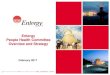 Entergy People Health Committee Overview and Strategy · Succession Planning ... leader development and knowledge management initiatives are achieving their desired results . 6 