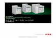 Low voltage AC drives ABB component drives ACS150 0.5 to … · ABB component drives are designed to be incorporated into a wide variety of machines such as mixers, conveyors, fans