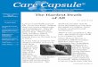 Care Capsule - careandkindness.org · They all change our lives and take ... though the pain endures forever. What can we do? ... see Jesus weeping with us in our sorrows