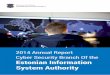 2014 Annual Report Cyber Security Branch Of the … Annual Report Cyber Security Branch Of the Estonian Information System Authority