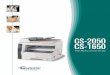 CS-2050 CS-1650 - Cyan Sky Copier Technologies · Supporting the CS-2050 and CS-1650 are Kyocera-designed ... ECO Mode,100 Management Codes paper handling options: ... Optional MicroDrive,Standard