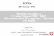 Mobility Solutions Product Based ISO 14001 Environmental ... members meeting Feb05/Luc… · Product Based ISO 14001 Environmental Management System (PB EMS) SEEBA ... One element