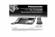 2.4GHz Multi-Handset Cordless Phone System Model … Manual.pdf2.4GHz Multi-Handset Cordless Phone System ... Panasonic World Wide Web address: ... displays a second caller’s name