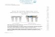 Installation and Operation Manual - Aquatech Osmosis/475 Pro... · Maintain Your Reverse Osmosis System Installation and Operation Manual 475 PRO SERIES 475BP PRO SERIES FILTER CARTRIDGE